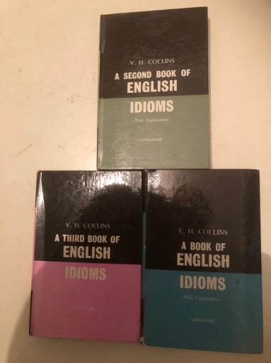 Zdjęcie oferty: Idioms english 3 tomy