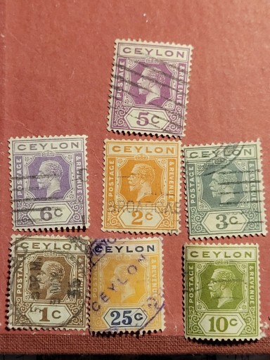 Zdjęcie oferty: Cejlon  1921-1927r          