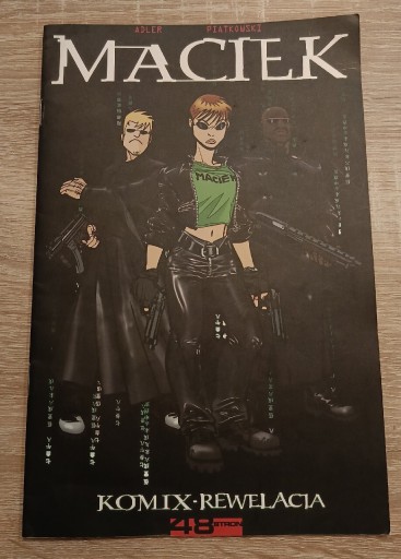 Zdjęcie oferty: Maciek Komix Rewelacja 48 stron Adler Piątkowski