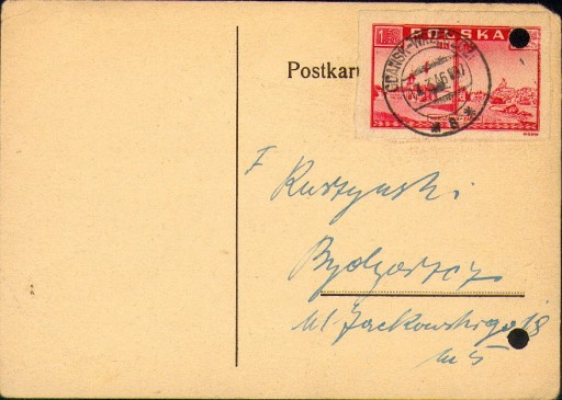 Zdjęcie oferty: Gdańsk Wrzeszcz - Karta pocztowa z 1946 r. 