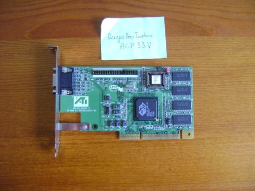 Zdjęcie oferty: Karta Graficzna ATI Radeon Rage Pro Turbo RGP PRO AGP 49801.101