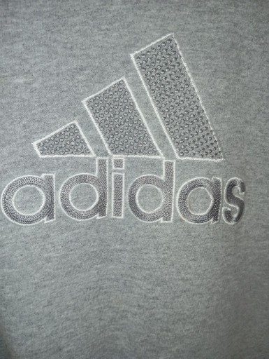 Zdjęcie oferty: Szara bluza Adidas srebrne logo r M 152