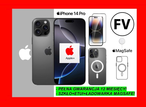 Zdjęcie oferty: NOWY APPLE IPHONE 14 PRO 256GB BLACK CZARNY +DODATKI GW-12ms! FV