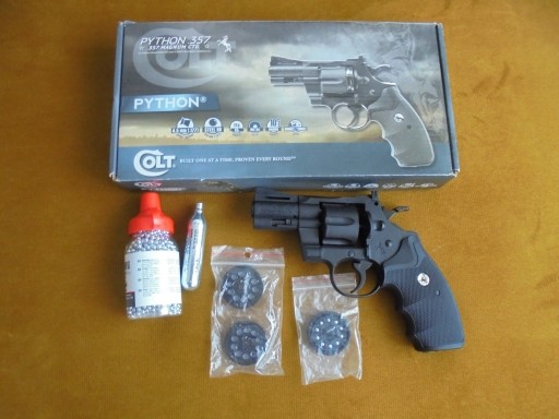 Zdjęcie oferty: wiatrówka rewolwer Magnum 357 Colt Python 4,5 mm