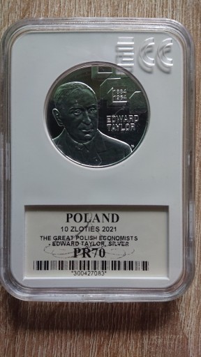 Zdjęcie oferty: 10zł.2021r.Edward Taylor- PR70
