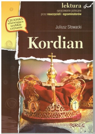 Zdjęcie oferty: Kordian - Juliusz Słowacki Lektura z opracowaniem