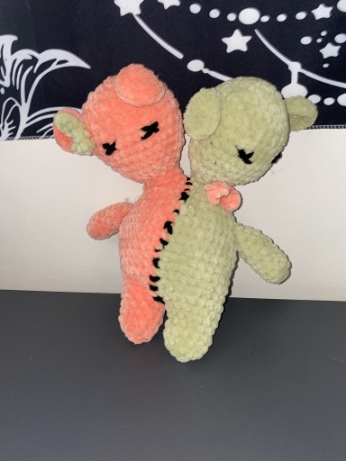 Zdjęcie oferty: Maskotka Pluszak misie syjamskieAmigurumi Handmade