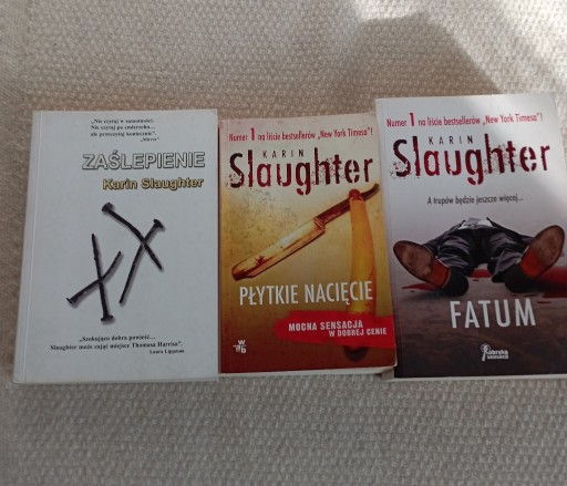 Zdjęcie oferty: Karin Slaughter.Fatum.Zestaw 3 książek.