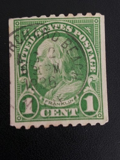 Zdjęcie oferty: Znaczek USA Franklin 1923 rok