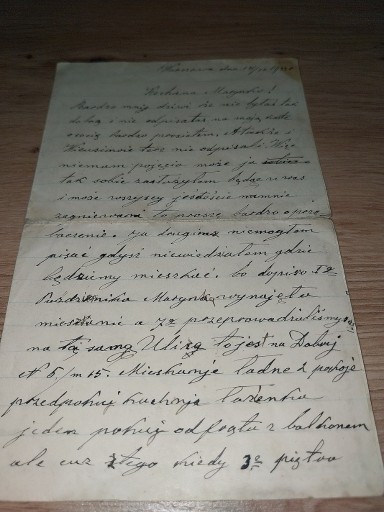 Zdjęcie oferty: List Warszawa 18.10.1933 4 strony