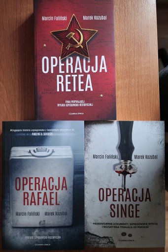 Zdjęcie oferty: Trylogia Operacja Rafael,Singe,Retea