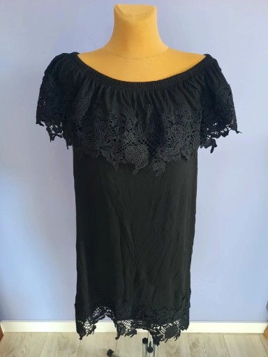 Zdjęcie oferty: Czarna sukienka hiszpanka rozmiar 42/44