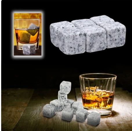 Zdjęcie oferty: Kamienie lodowe granitowe do whisky napojów  