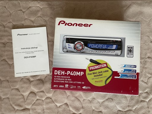 Zdjęcie oferty: Radio samochodowe Pioneer DEH-P40MP