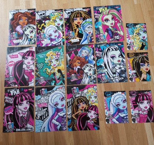 Zdjęcie oferty: Karteczki do segregator zestaw  Monster High 