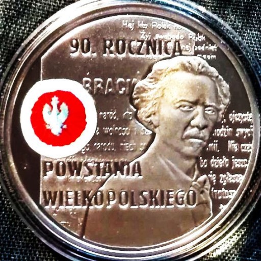 Zdjęcie oferty: Ignacy Jan Paderewski Ag 925 10zł + moneta 2zł GN