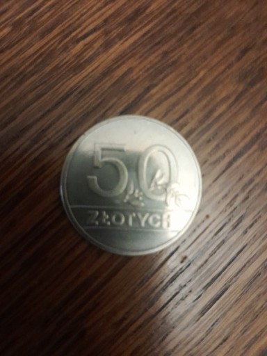 Zdjęcie oferty: Moneta  -  50 zł  -  1990r. -  Obiegowa.