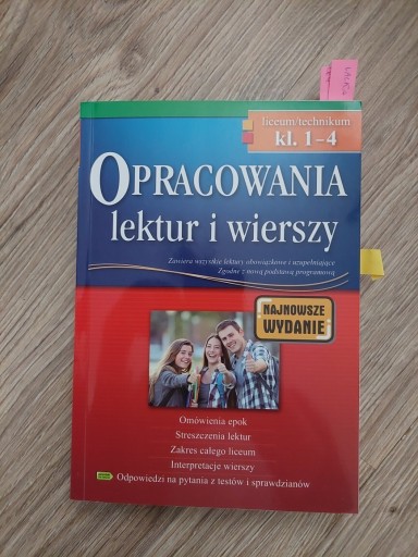 Zdjęcie oferty: Opracowania lektur i wierszy