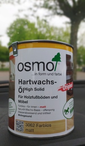 Zdjęcie oferty: OSMO Wosk twardy olejny 3062 bezbarwny matowy 0.75