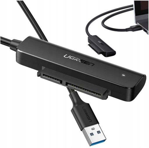 Zdjęcie oferty: UGREEN ADAPTER PRZEJŚCIÓWKA DO DYSKU HDD SSD 2,5 SATA III USB DO 5GBPS