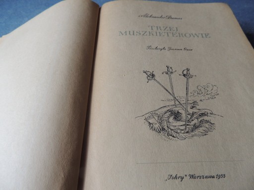 Zdjęcie oferty: Trzej muszkieterowie. Aleksander Dumas. 1955. 