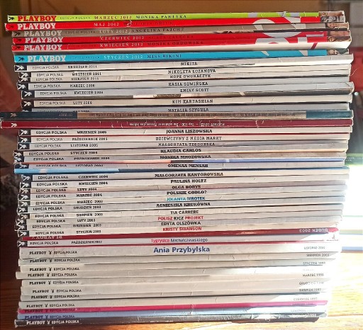 Zdjęcie oferty: Playboy; 45 numerów z lat 1995 - 2012