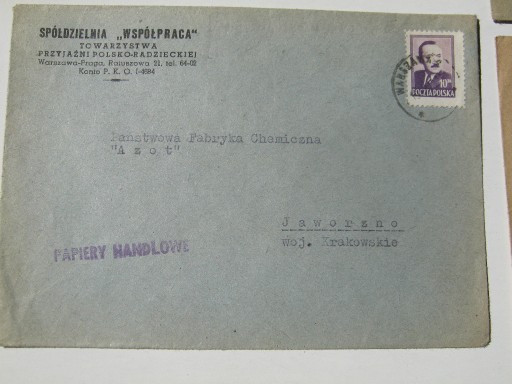 Zdjęcie oferty: Warszawa Praga Spółdzielnia Ratuszowa 21, 1950 r