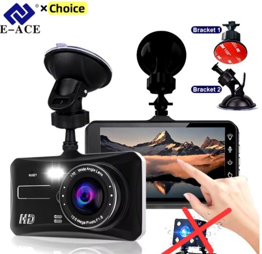 Zdjęcie oferty: Kamera samochodiwa dotykowy ekran plus karta 32 GB