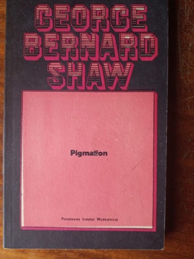 Zdjęcie oferty: George Bernard Shaw – Pigmalion