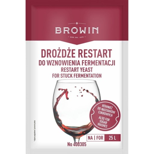 Zdjęcie oferty: Drożdże restart 22g