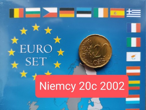 Zdjęcie oferty: Niemcy 20 cent 2002