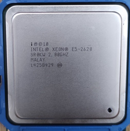 Zdjęcie oferty: Intel Xeon E5-2620 2,00 / 2,50 GHz, 15MB, 7.2 GT/s