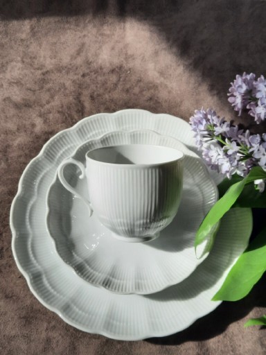 Zdjęcie oferty: Trio śniadaniowe deserowe Kaiser Romantica porcela