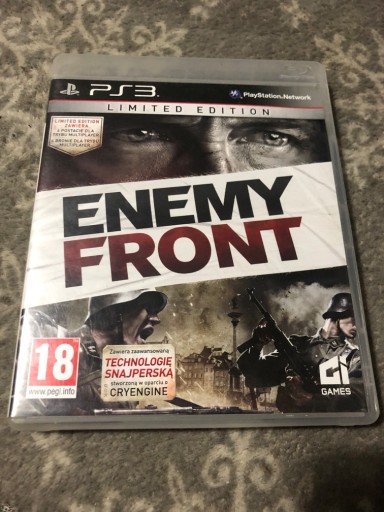 Zdjęcie oferty: Enemy Front PS3.  