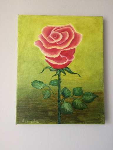 Zdjęcie oferty: Róża- obraz akryl 