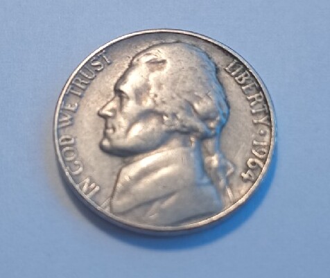 Zdjęcie oferty: Five cents 1964r. USA