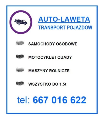 Zdjęcie oferty: Auto-laweta