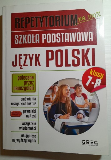 Zdjęcie oferty: Repetytorium szkoła podstawowa jęz.polski 7-8 bdb