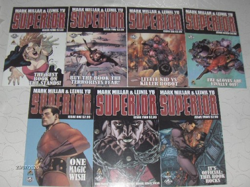 Zdjęcie oferty: SUPERIOR #1-7 -komplet!!! Mark Millar & Leinil Yu!