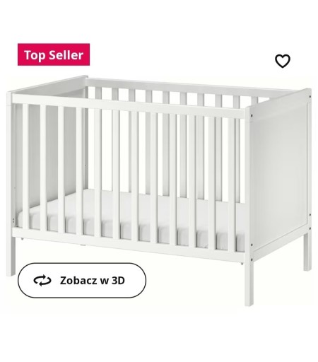 Zdjęcie oferty: Ikea sundvik łóżeczko dziecięce białe
