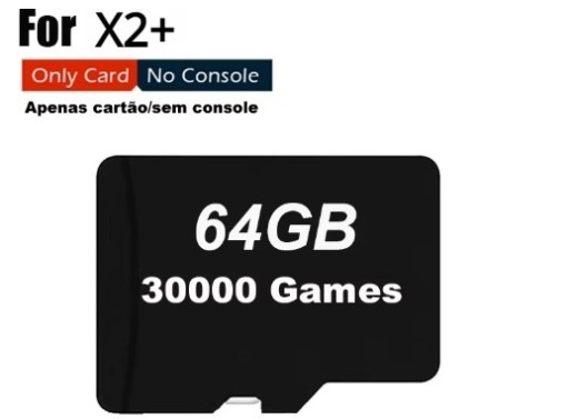 Zdjęcie oferty: konsola X2 tylko markowa karta pamieci z grami i systemem 64 GB