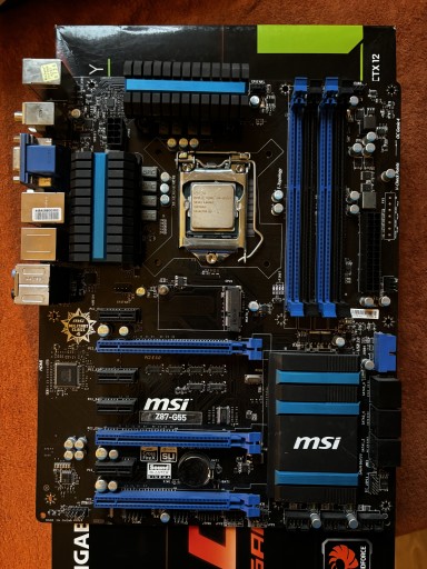 Zdjęcie oferty: LGA1150 msi Z87-G55 + i7 + 32gb RAM