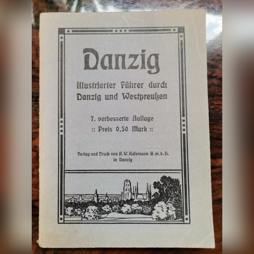 Zdjęcie oferty: Gdańsk - il. przewodnik w j. niemieckim 1910.