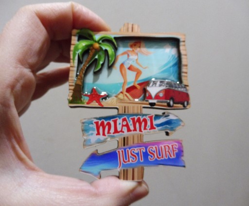 Zdjęcie oferty: Zagraniczny magnes na lodówkę USA Miami