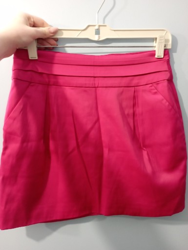 Zdjęcie oferty: Spódniczka mini różowa dopasowana z wysokim stanem