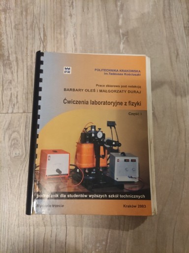Zdjęcie oferty: Ćwiczenia laboratoryjne z fizyki Politechnika Krakowska 