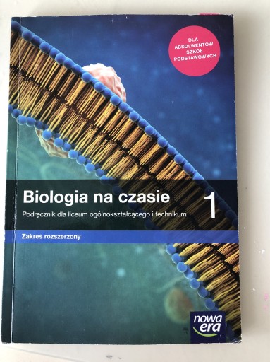 Zdjęcie oferty: Biologia na czasie 1 podręcznik zakres rozszerzony