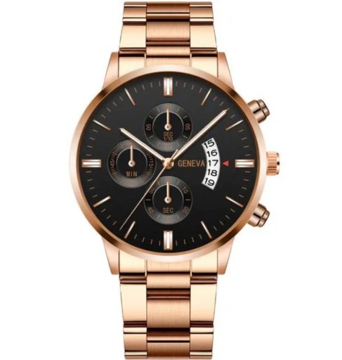 Zdjęcie oferty: Zegarek męski GENEVA 41mm Kwarcowy Bransoleta 20mm