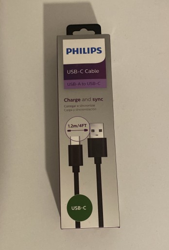 Zdjęcie oferty: Kabel Philips USB-A to Micro USB Cable 1.2M