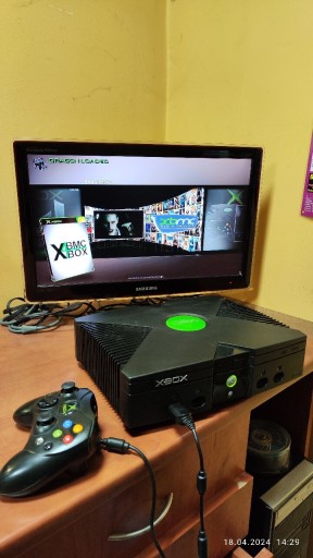 Zdjęcie oferty: Xbox classic kombajn retro, pad 500GB Dragon emula